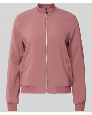Vero Moda Regular Fit Blouson mit Allover-Muster Modell 'COCO' - Pink
