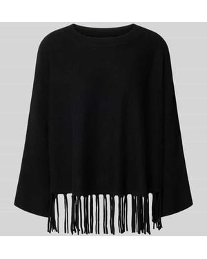 Herzen's Relaxed Fit Pullover aus Woll-Mix mit Kaschmir-Anteil - Schwarz