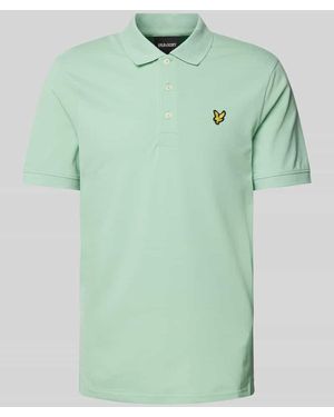Lyle & Scott Slim Fit Poloshirt Mit Logo-Patch - Grün