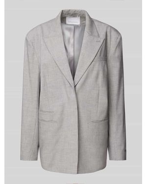 LeGer By Lena Gercke Blazer mit Reverskragen Modell 'Jale' - LeGer Studio Kollektion - Grau