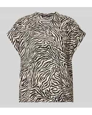 Zero Blouses Korte Mouw - Wit