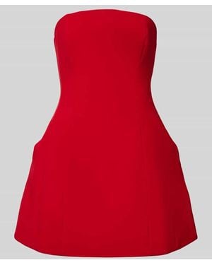 Bardot Cocktailkleid mit Eingrifftaschen Modell 'KAROLINE' - Rot