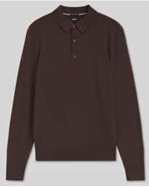 BOSS Poloshirts - Bruin