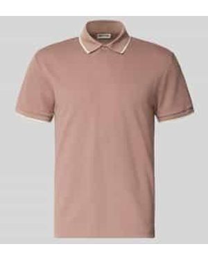 Only & Sons Regular Fit Poloshirt Van Katoenmix Model 'Tomon' - Roze