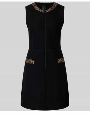 Marc Cain Minikleid mit kurzem Reißverschluss - Schwarz