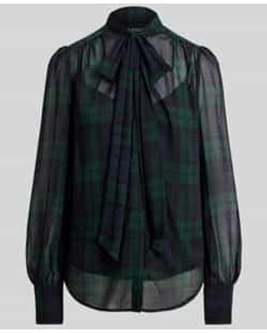 Ralph Lauren Blouses Lange Mouw - Zwart