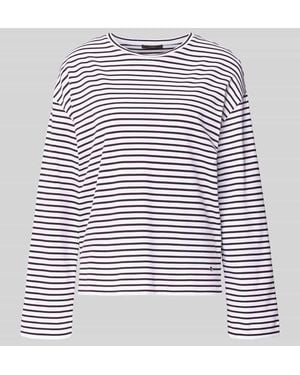 Windsor. Longsleeve im Allover-Look mit Rundhalsausschnitt - Rot