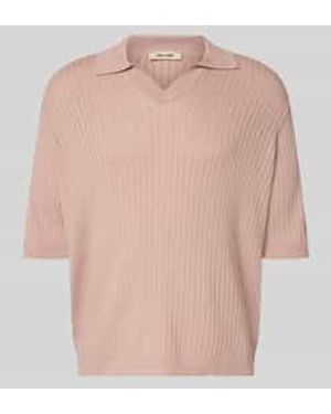 Only & Sons Relaxed Fit Poloshirt Van Viscosemix Model 'Flint' - Roze