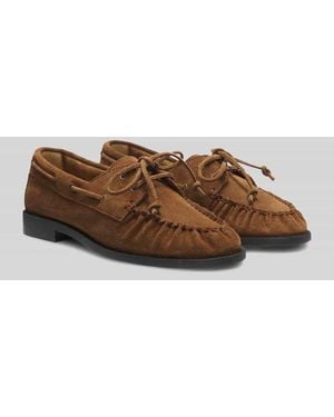 BOSS Loafer aus echtem Leder Modell 'Lycia' - Braun