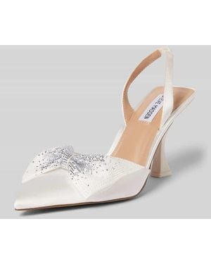 Steve Madden Pumps mit Strasssteinbesatz Modell 'NITEOWL' - Natur