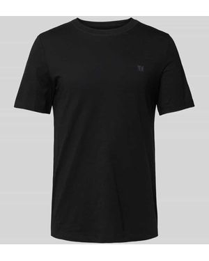 S.oliver Regular Fit T-Shirt aus reiner Baumwolle - Schwarz