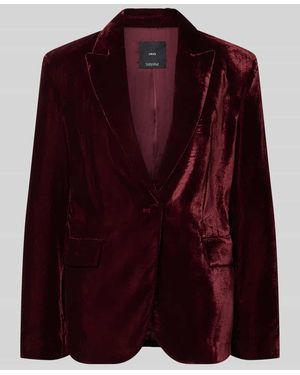 Mango Regular Fit Blazer aus Samt Modell 'COMBI' - Lila