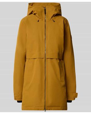 Didriksons Regular Fit Parka mit Kapuze - Gelb