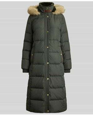 Ralph Lauren Daunenmantel mit abnehmbarer Kapuze - Grün