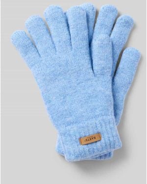 Barts Handschuhe mit Label-Patch Modell 'Witzia' - Blau