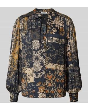 Liu Jo Tunika-Bluse aus reiner Viskose - Grau