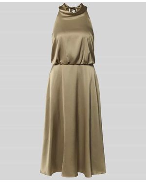 VM VERA MONT Cocktailkleid mit Schnürung und Reißverschluss - Natur