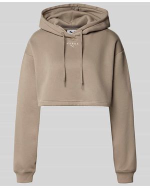 PUMA Regular Fit Sweatshirt aus Baumwoll-Mix X HYROX - Natur