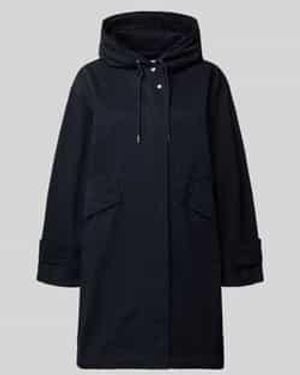 Marc O' Polo Regular Fit Parka Van Puur Katoen - Blauw