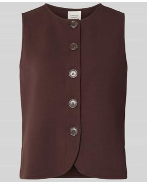 Varley Regular Fit Weste aus Viskose-Mix Modell 'Josie' - Braun