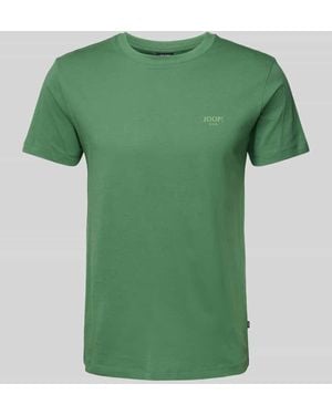 Joop! T-Shirt mit Label-Print Modell 'Alphis' - Grün