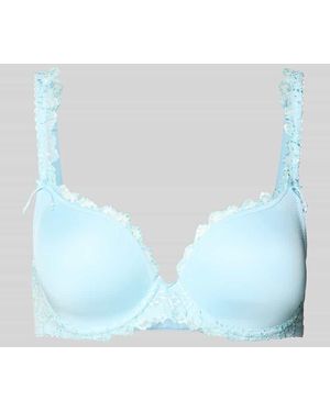 Marie Jo BH mit Spitzenbesatz Modell 'Jane' - Blau