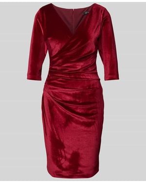 Paradi Knielanges Cocktailkleid - Rot