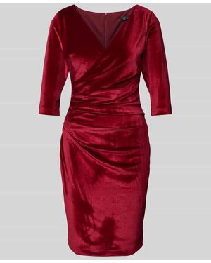 Paradi Knielanges Cocktailkleid - Rot
