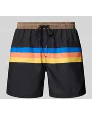 Quiksilver Zwembroek Met Elastische Band - Zwart