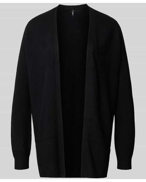 ONLY Regular Fit Strickjacke aus Viskose-Mix Modell 'MARY' - Schwarz