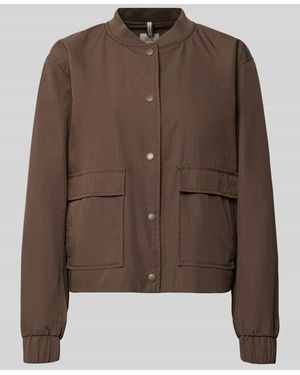 Camel Active Jacke mit Pattentaschen - Braun