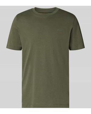 S.oliver Regular Fit T-Shirt aus reiner Baumwolle - Grün