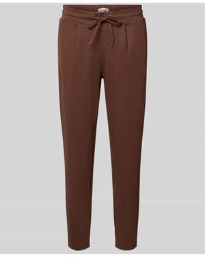Ichi Slim Fit Hose mit Viskose-Anteil Modell 'KATE' - Braun