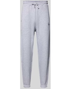 Karlkani Sweatpants mit elastischem Bund - Blau