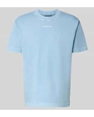 Marc O' Polo Relaxed Fit T-Shirt Van Puur Katoen - Blauw
