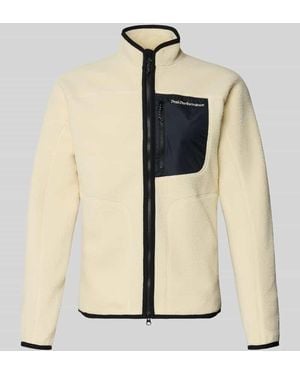 Peak Performance Jacke mit Teddyfell - Natur