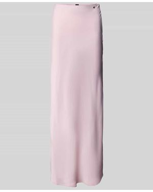 BOSS Regular Fit Maxi-Rock mit feiner Struktur Modell 'VISOS' - Pink