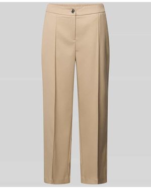 Opus Stoffhose mit Bügelfalte Modell 'Melane' - Natur