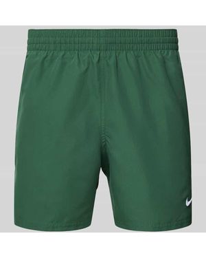 Nike Badehose mit Label-Print - Grün