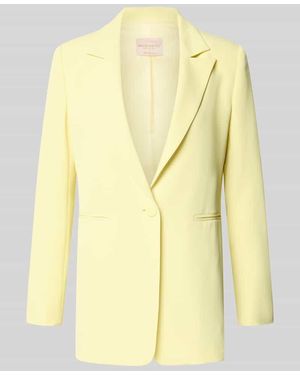 Rinascimento Blazer mit Reverskragen Modell 'REWI' - Gelb