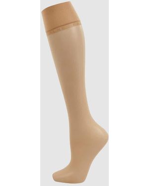 FALKE 12 Den Feinkniestrümpfe Modell 'Shelina 12' - Weiß