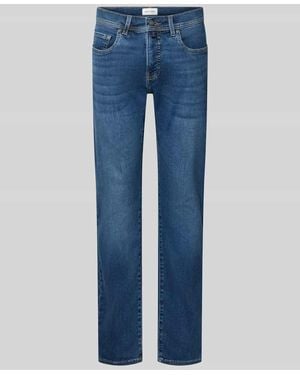 Pierre Cardin Regular Fit Jeans im 5-Pocket-Design Modell 'Lyon' - Blau