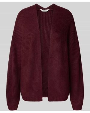 Mbym Cardigan mit gerippten Abschlüssen - Lila