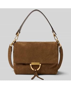 Abro⁺ Handtasche aus Leder Modell 'TEMI' - Braun