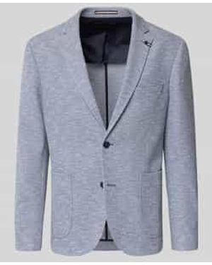 Bugatti Slim Fit 2-Knoops Colbert Met Reverskraag - Blauw