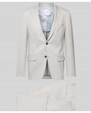 Roy Robson Regular Fit Blazer aus Viskose-Mix mit Zierbesatz - Weiß