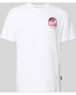 Dedicated T-Shirt Met Motiefprint - Wit