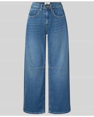 M·a·c Loose Fit Jeans aus reiner Baumwoll-Mix Modell 'Ohio Barrel' - Blau