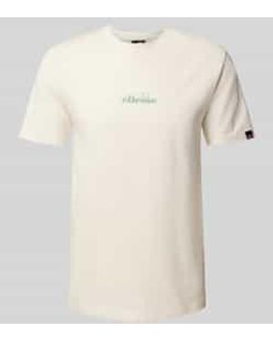 Ellesse T-shirt Met Labelprint - Naturel