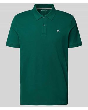 Tom Tailor Regular Fit Poloshirt aus reiner Baumwolle - Grün
